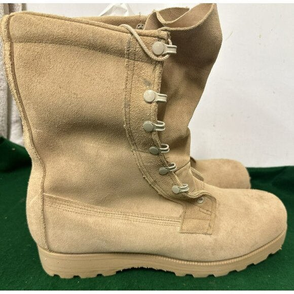 Belleville ICWT Brown Combat Safety Boots Desert VIBRAM sole Cold/Wet Sz 13.5 main image 9